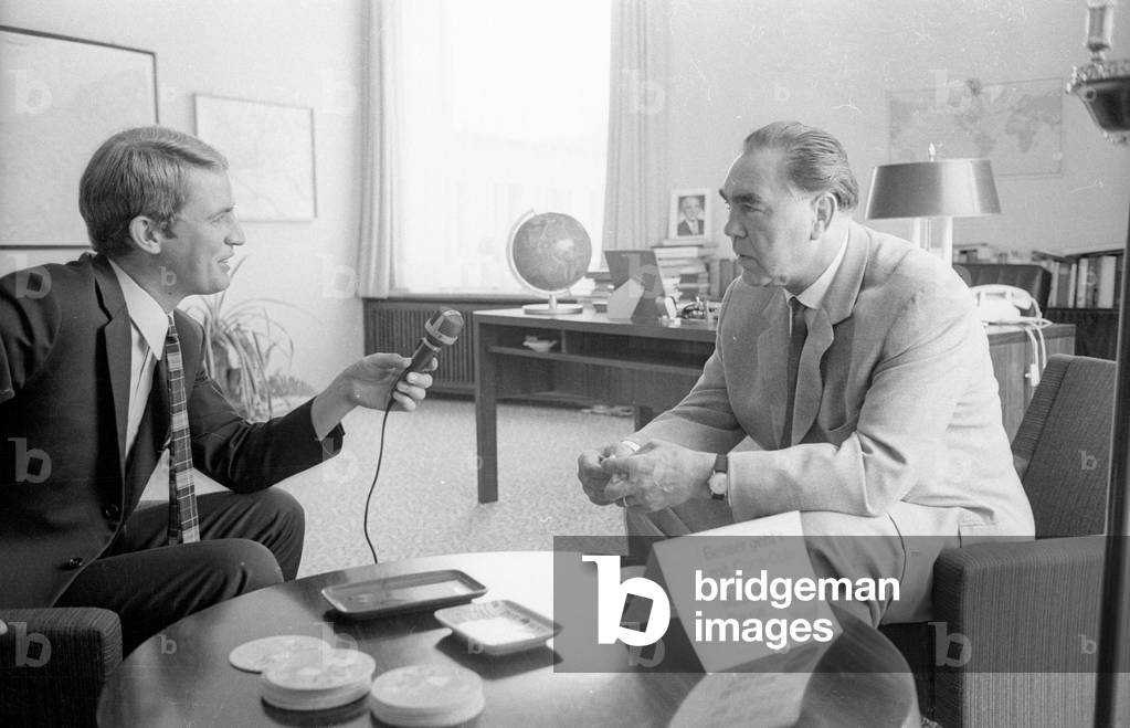 Max Schmeling, 1966 (b/w photo)