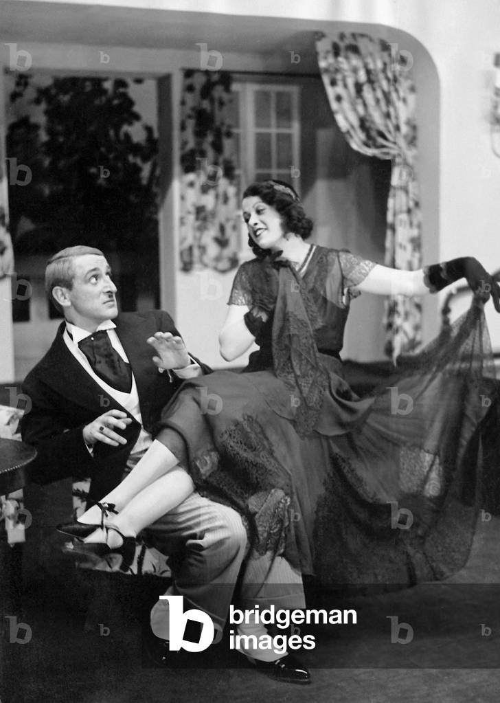 Willy Trenk-Trebitsch and Trude Berliner in 'Frauen haben das Gnn', 1931 (b/w photo)