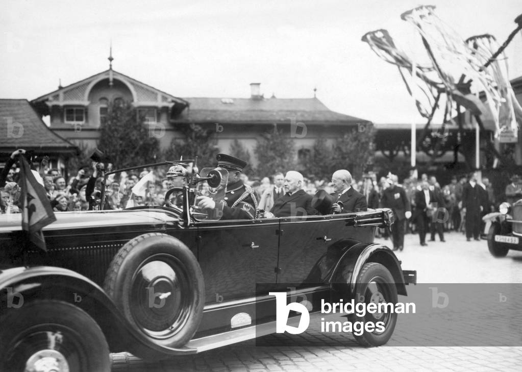President Hindenburg at the liberation ceremony in Speyer, around 1930