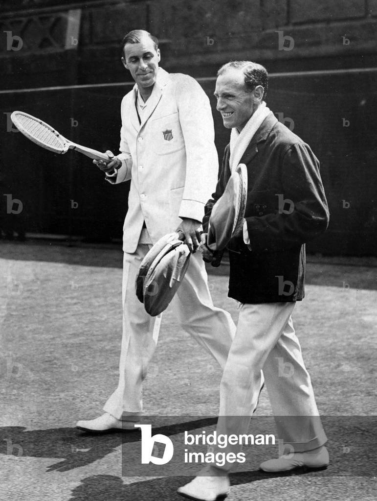 Bill Tilden and G. A. Pratt, 1927
