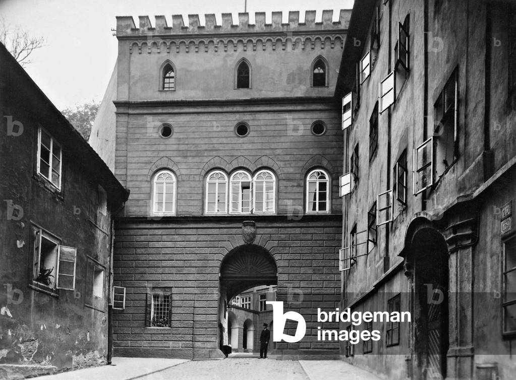 The British Embassy in Prague, 1939 (b/w photo)