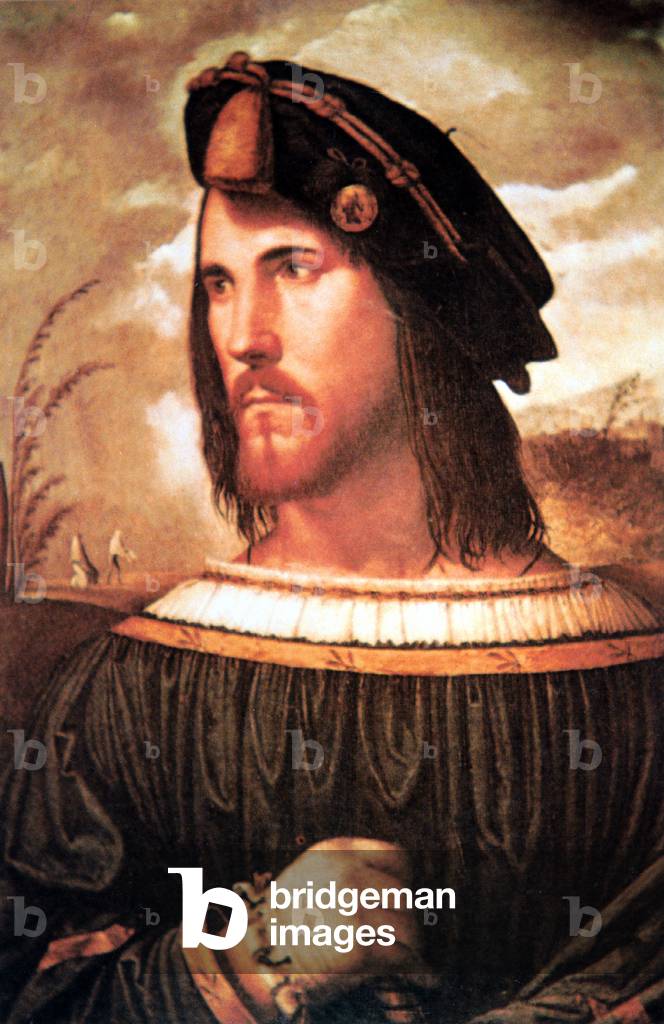 Portrait of Cesare Borgia, circa 1500 (print)