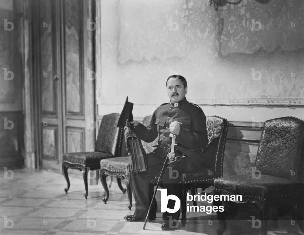 Hans Moser in 'Liebe ist zollfrei', 1941 (b/w photo)