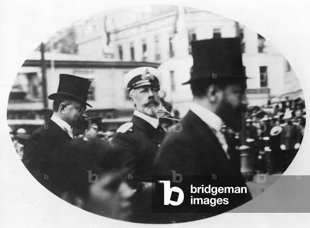 Henry of Prussia in New York, around 1910 (b/w photo)