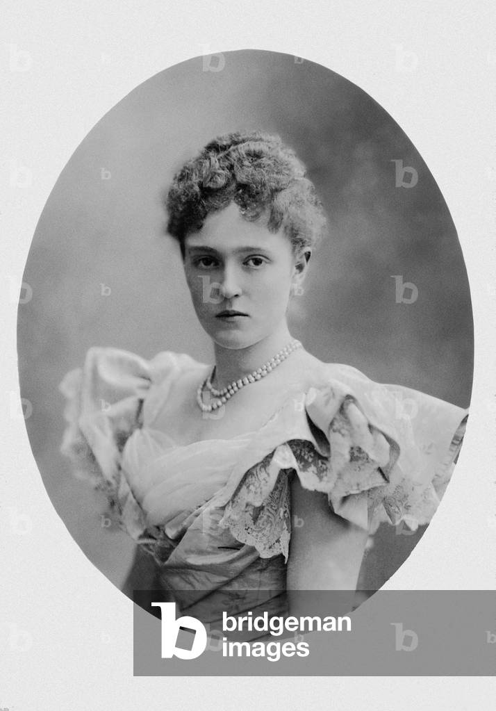 Duchess Marie Gabrielle in Bavaria, 1900 (b/w photo)