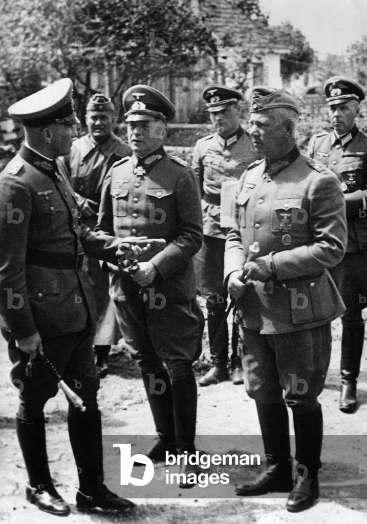Walther von Brauchitsch, Ewald von Kleist and Walter von Reichenau, 1941 (b/w photo)