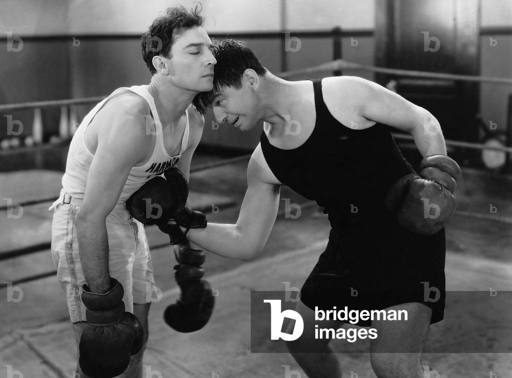 Buster Keaton and Syd Taylor in 'Battling Butler', 1926 (b/w photo)