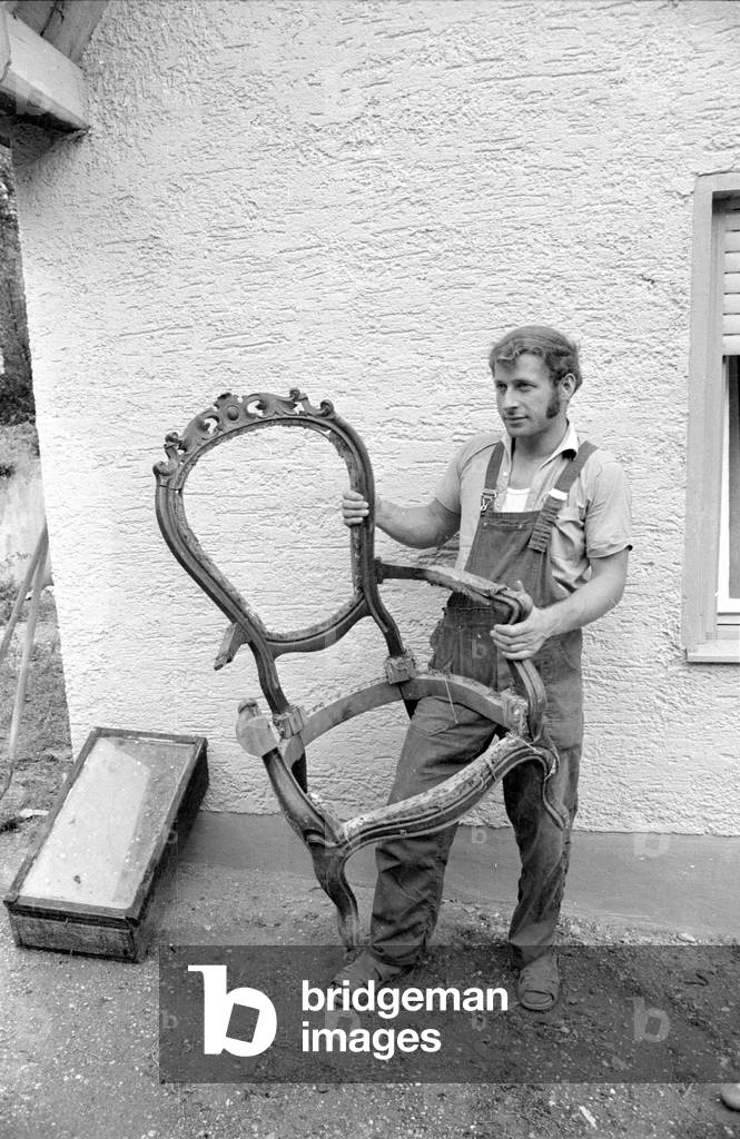 Joinery, 1974 (b/w photo)