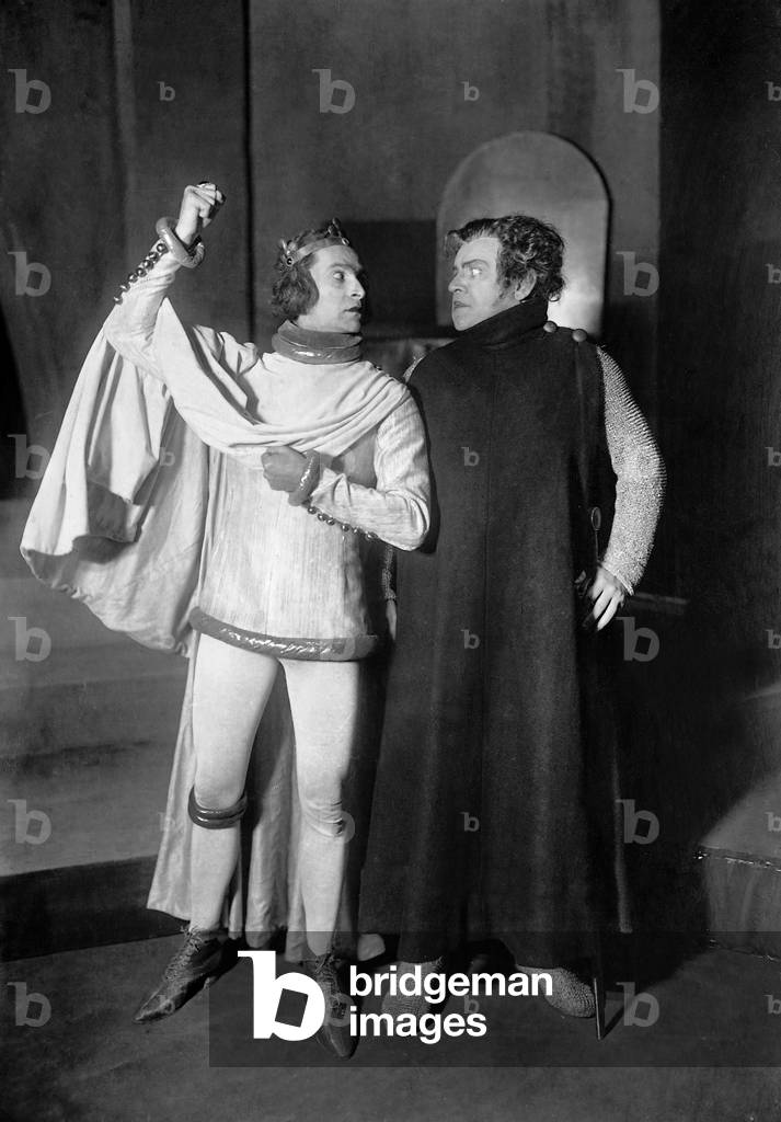 Ernst Deutsch and Heinrich George in 'Edward II', 1923 (b/w photo)