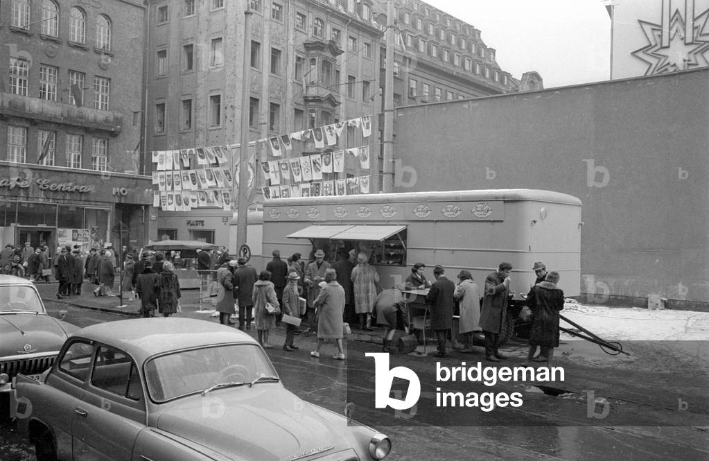 The 800th anniversary of the Leipzig Trade Fair, 1965 (b/w photo)