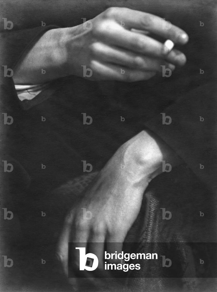 Hands  of an aristocrat (b/w photo)