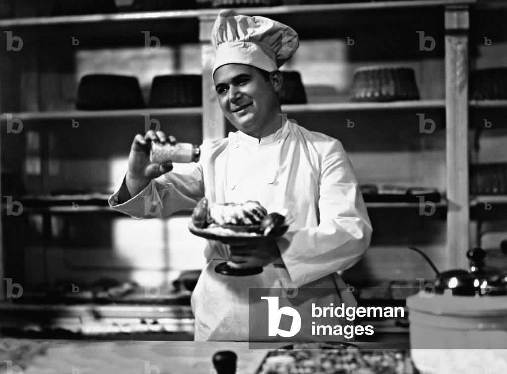 Oskar Sima in 'Wedding at Lake Wolfgang' 1933 (b/w photo)