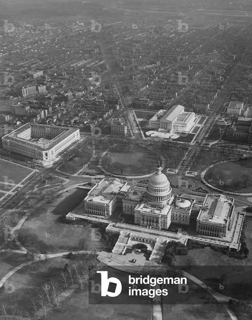 Capitol in Washington, 1934 (b/w photo)