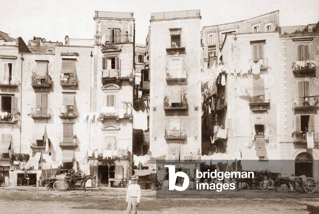 Naples, circa 1920 (b/w photo)