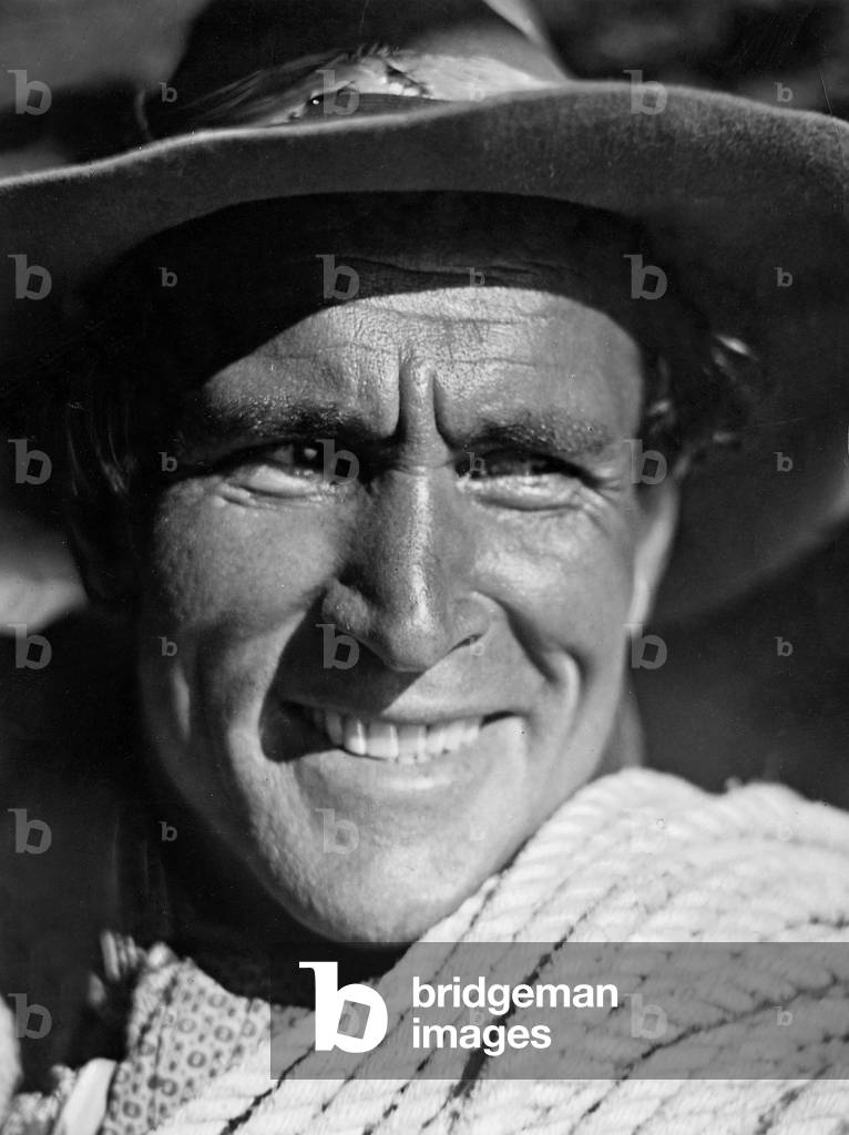 Luis Trenker in 'The Mountain Calls', 1938 (b/w photo)