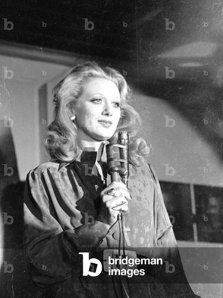 Margot Werner, 1974 (b/w photo)