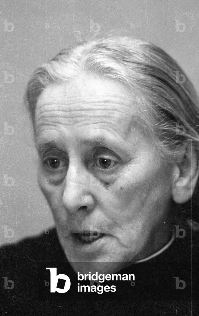 Portrait of Anna Stadler, 1959 (b/w photo)