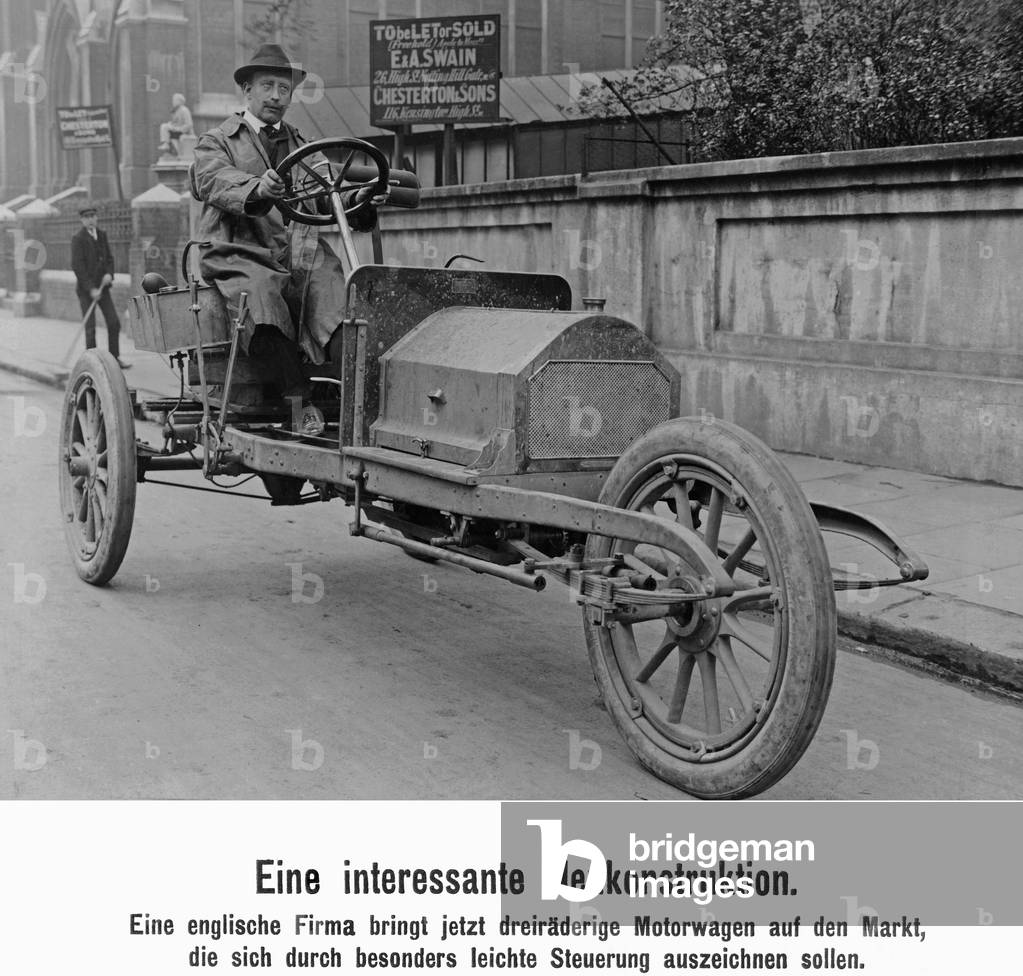English tricycle, 1910