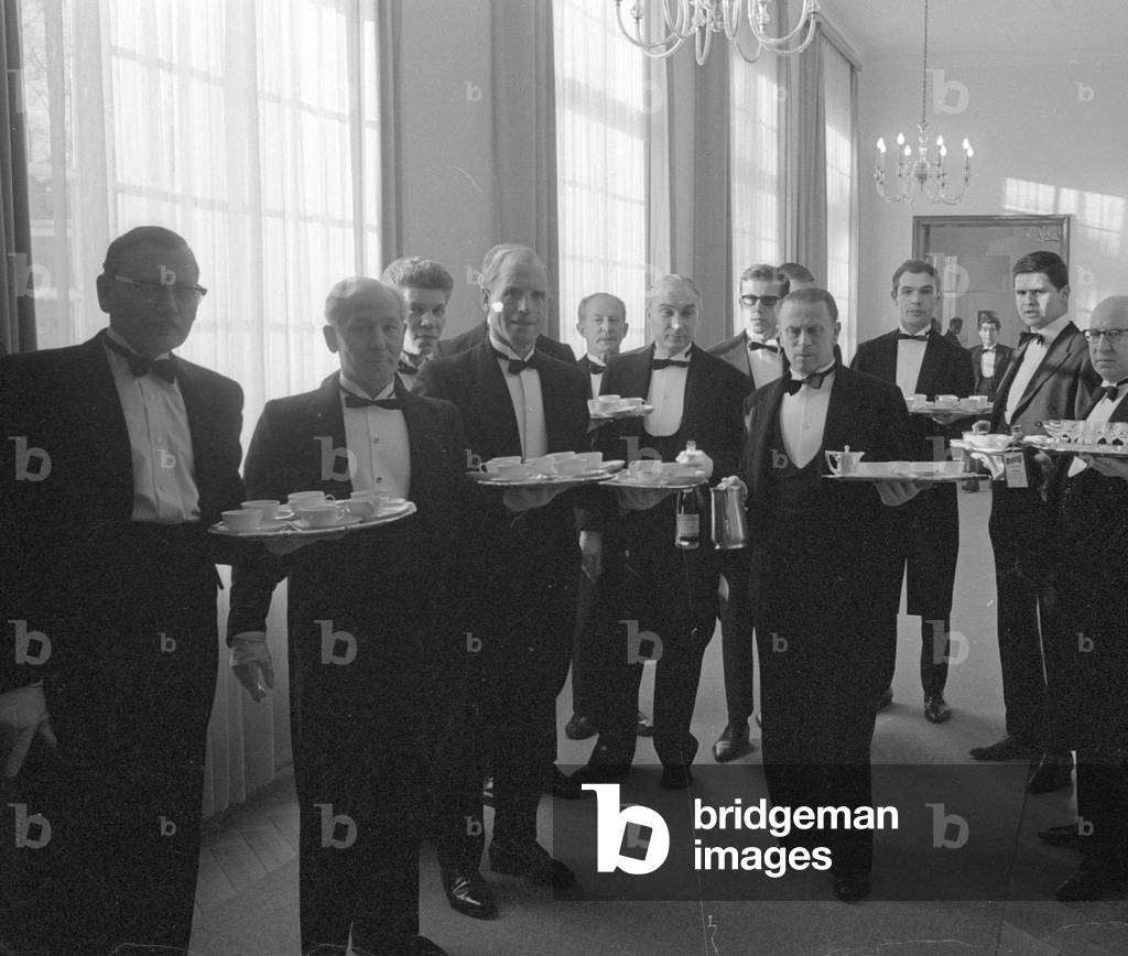 Palais Schaumburg in Bonn, 1964 (b/w photo)