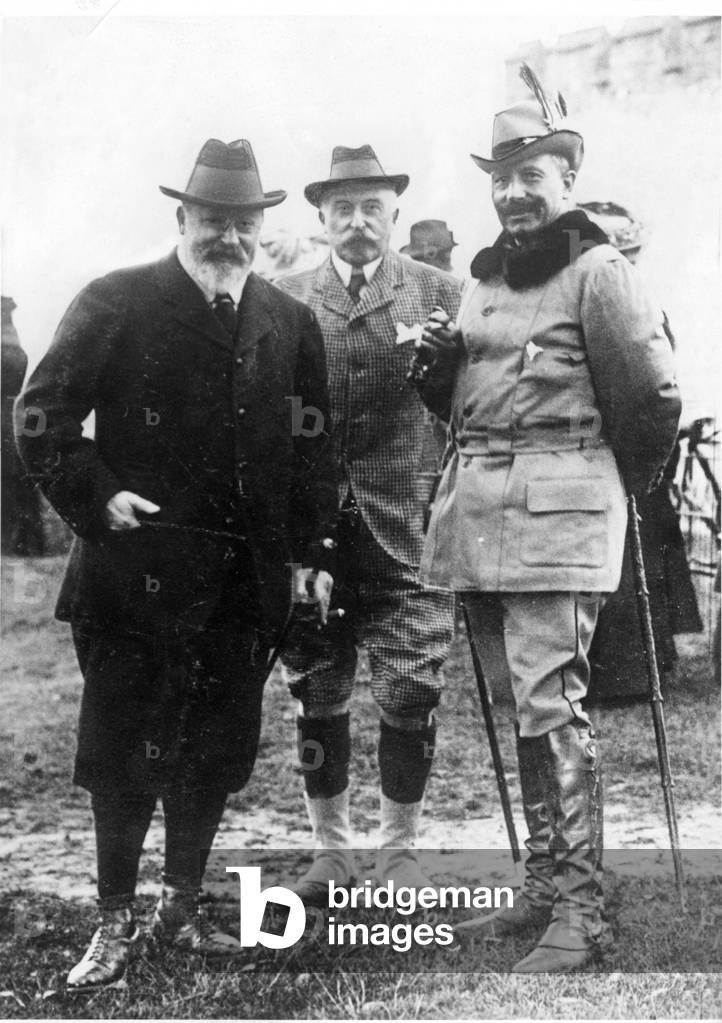 Hunting expedition King Edward VII of Great Britain and Emperor William II in Wales, 1908
