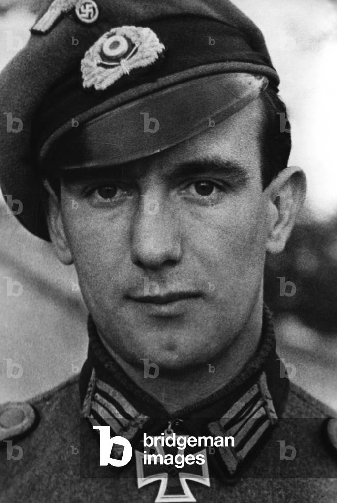 Wehrmacht officers (b/w photo)