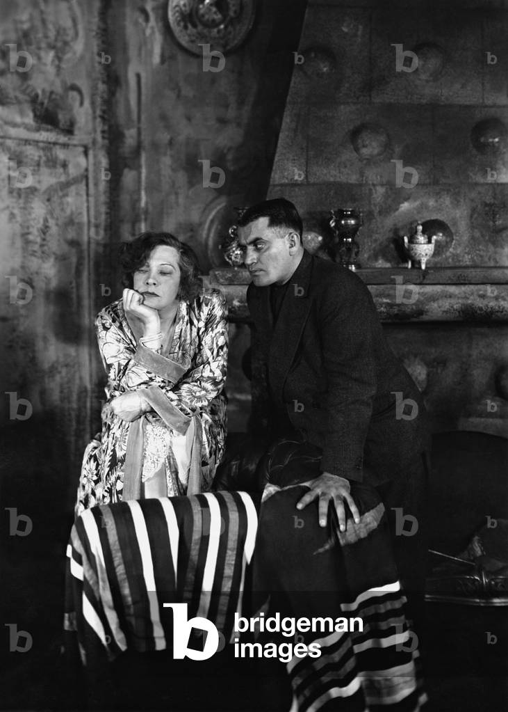 Tilla Durieux and Granath in 'Treibjagd', 1929 (b/w photo)