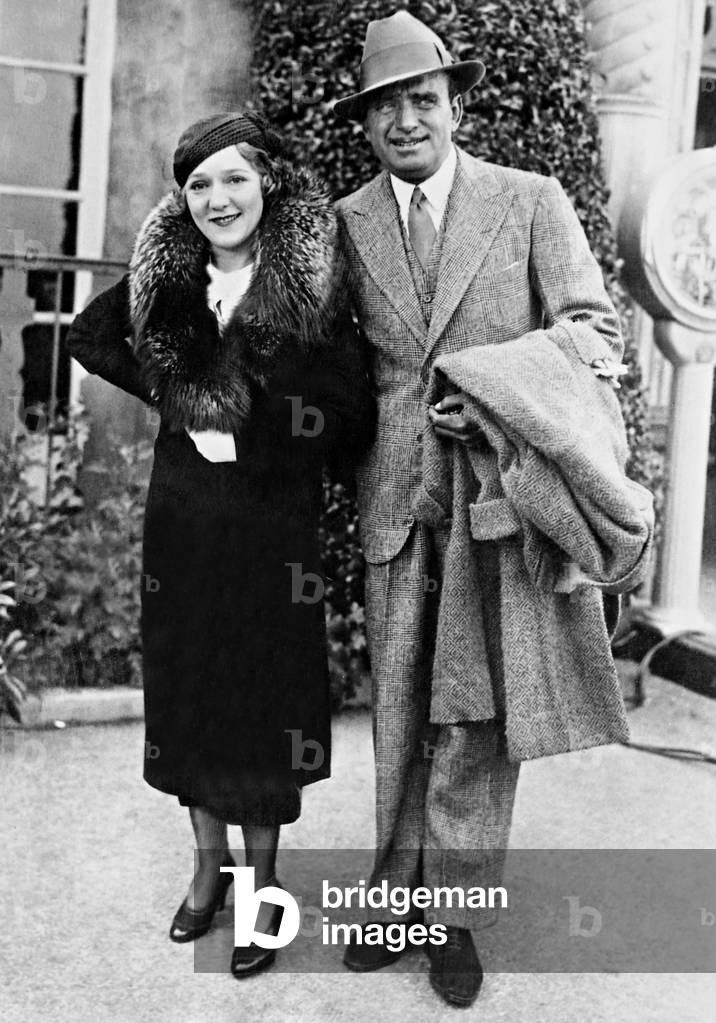 Mary Pickford and Douglas Fairbanks, 1932 (b/w photo)