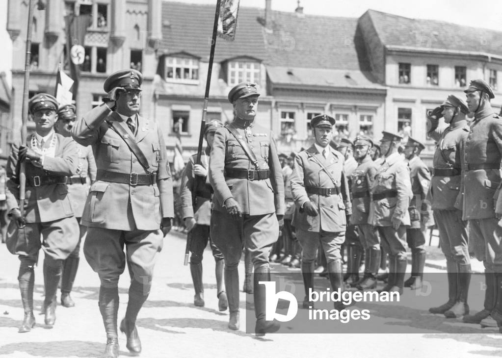 Franz Seldte at the Stahlhelm Day in Perleberg, 1932