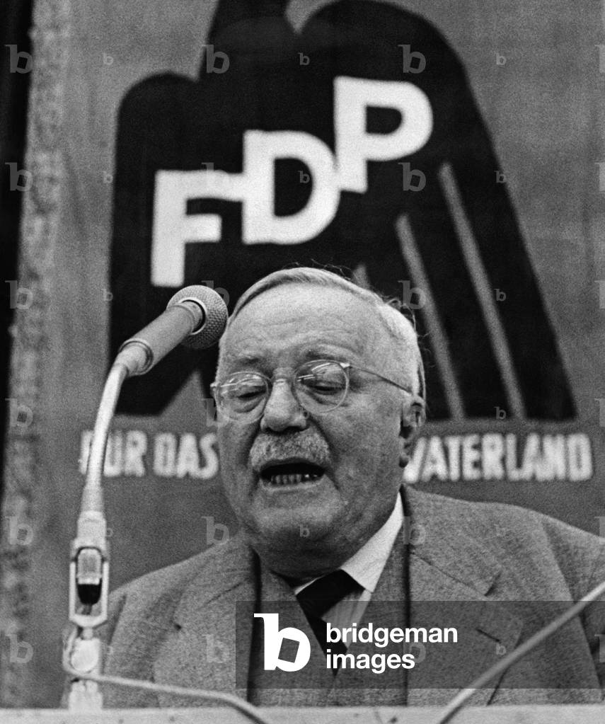 Reinhold Otto Maier, 1957 (b/w photo)