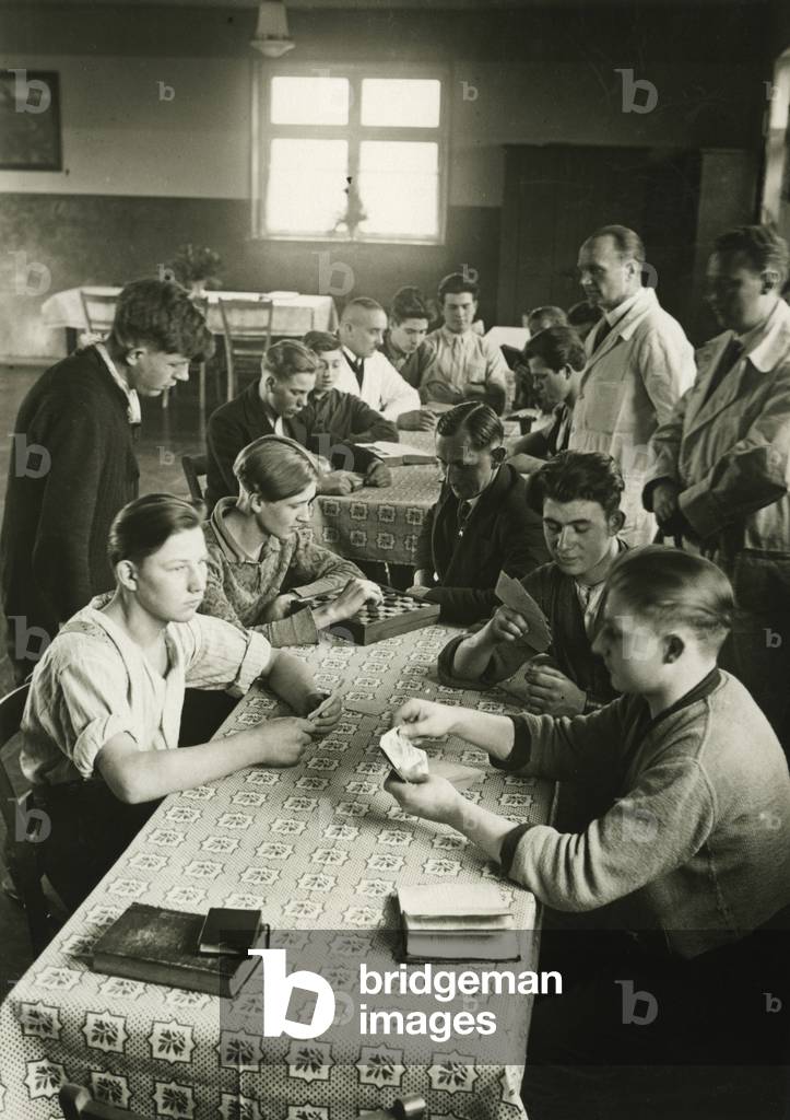 Young unemployed in a youth hostel in Berlin-Charlottenburg, 1929-1932