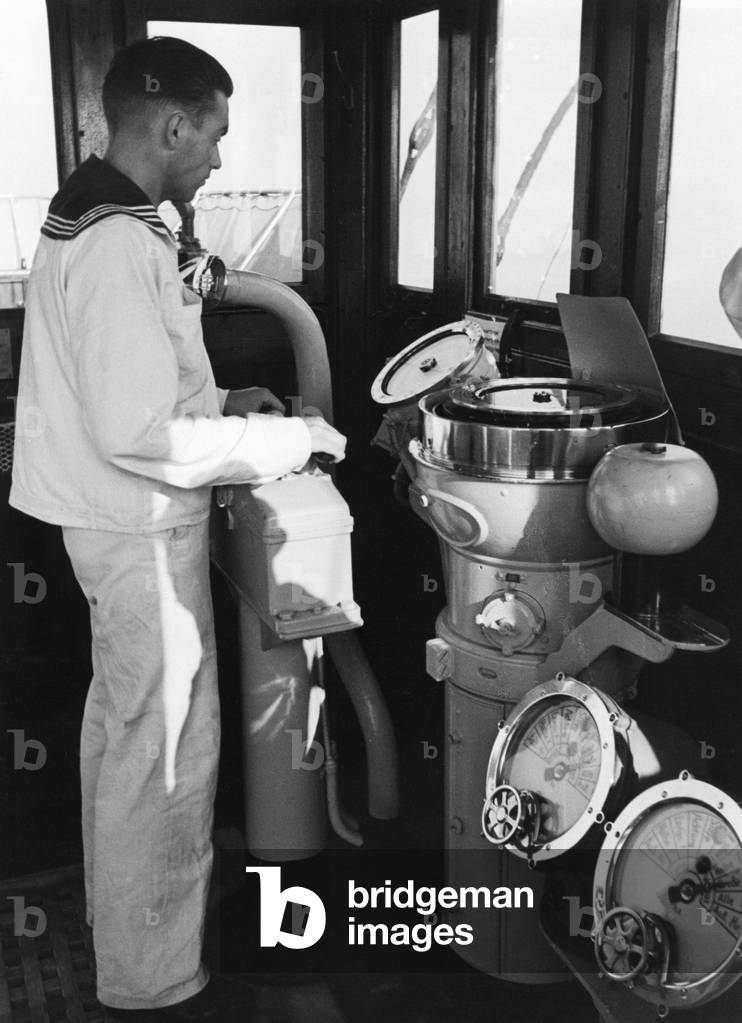 Crew at work on board the 