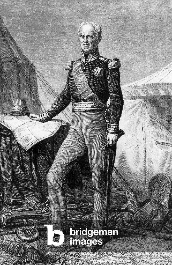French officer de Bugeaud de la Piconnerie general governor of Algeria in 1844 during conquest of Algeria by France