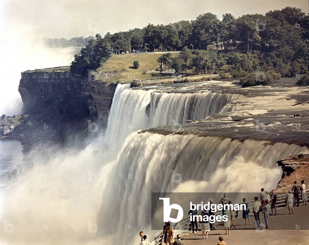 Niagara Falls between United States and Canada c. 1965