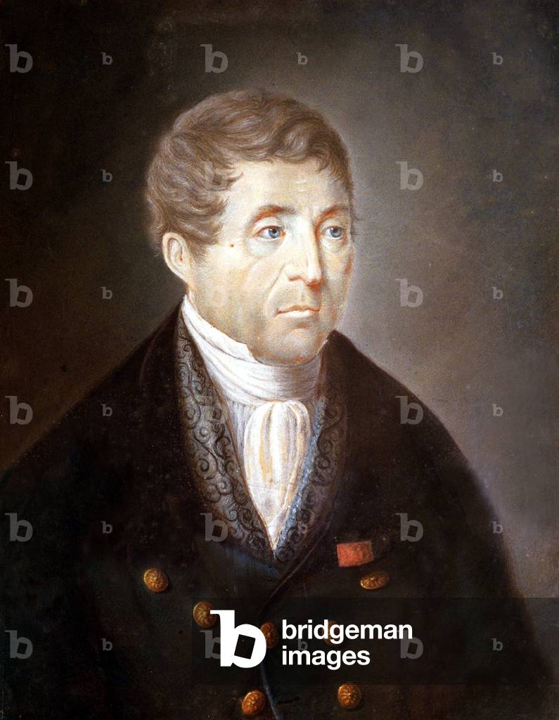 Claude Joseph Rouget de Lisle, author of the Marseillaise (French national hymn) c. july 1792 during the French Revolution