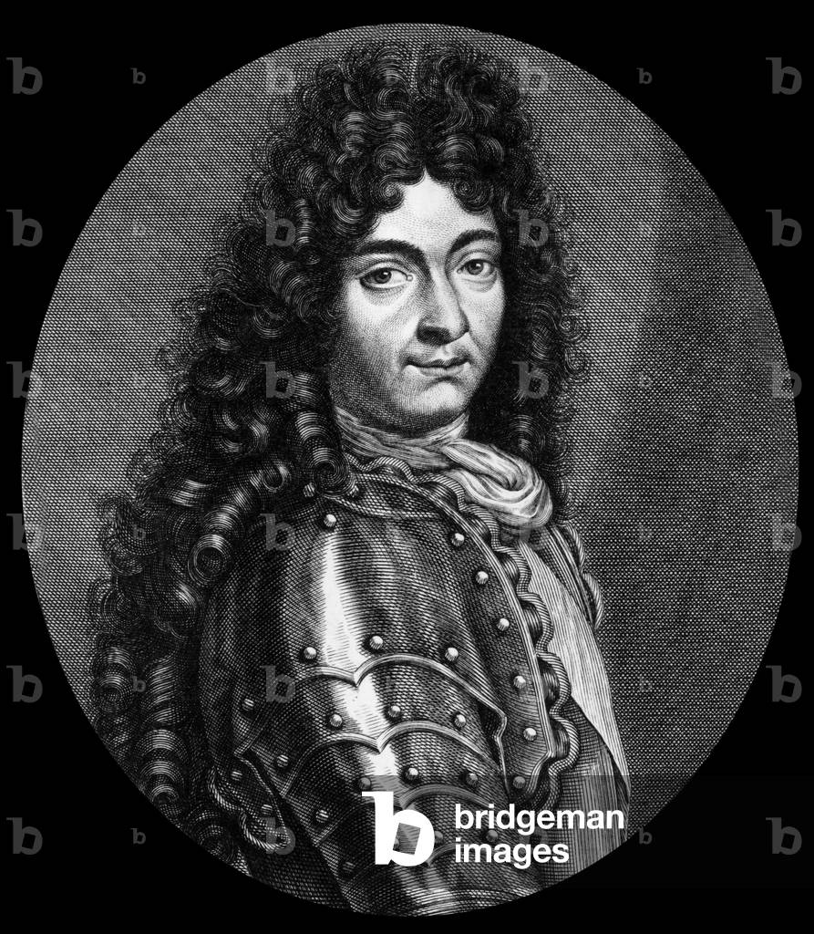 Louis Francois de Boufflers (1644-1711) French marshal, engraving