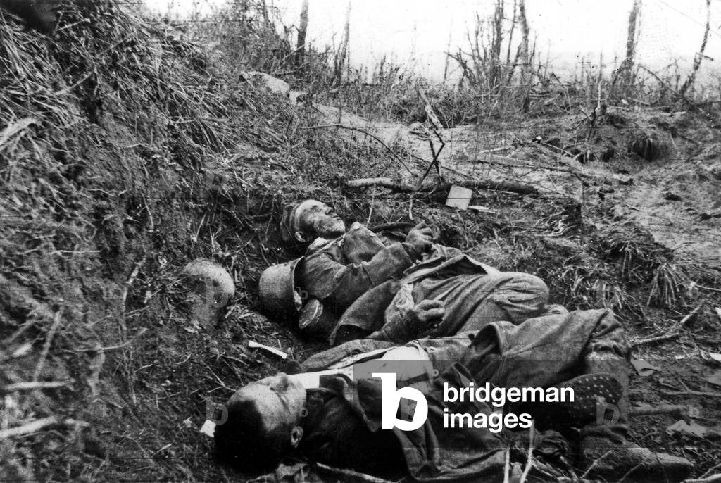 On october 25, 1917 german gunners killed after capture of Galion trench