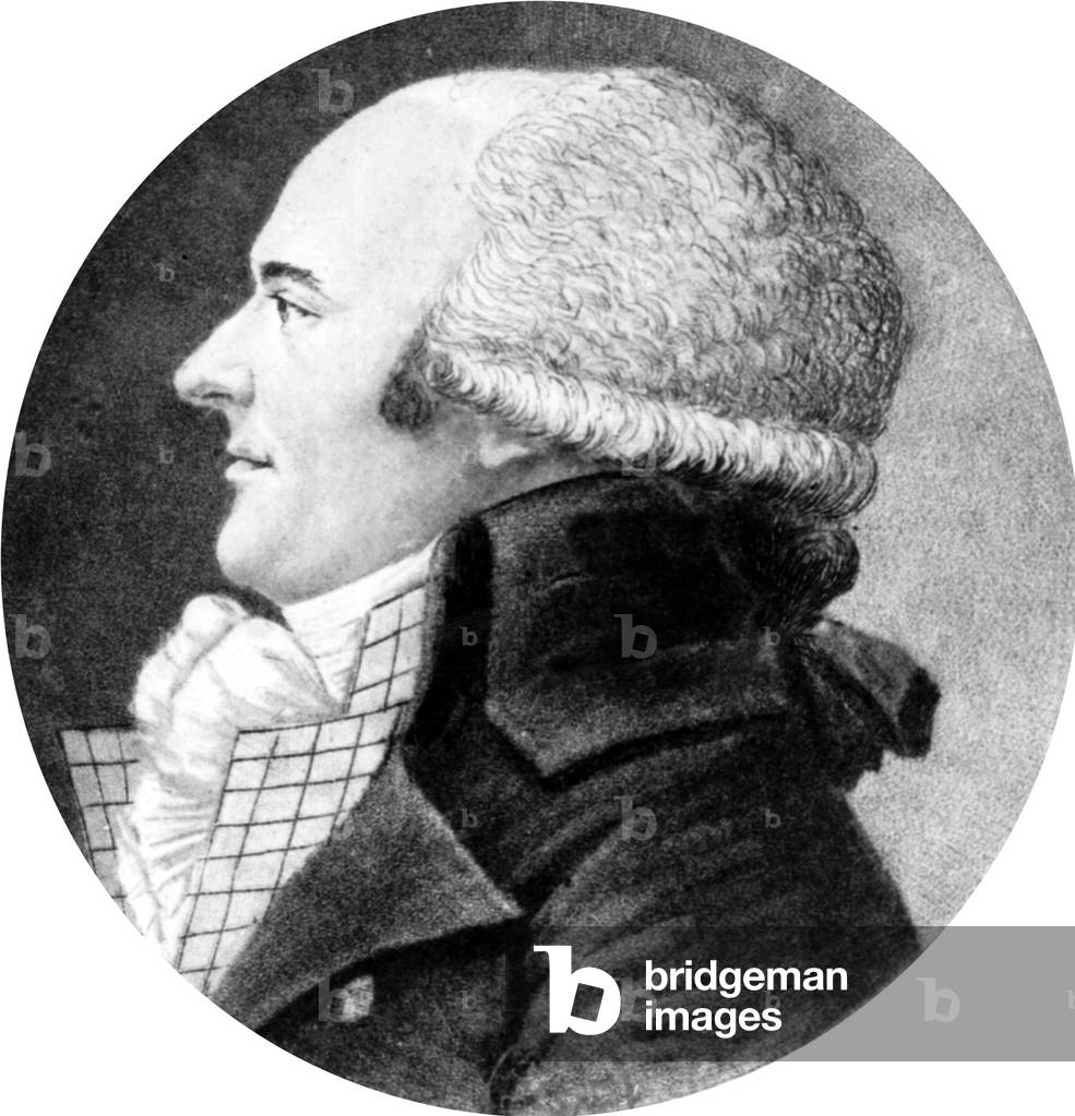 Joseph Cambon (1756-1820) French politician, deputy of Herault at National Convention, drawing by Quenedey