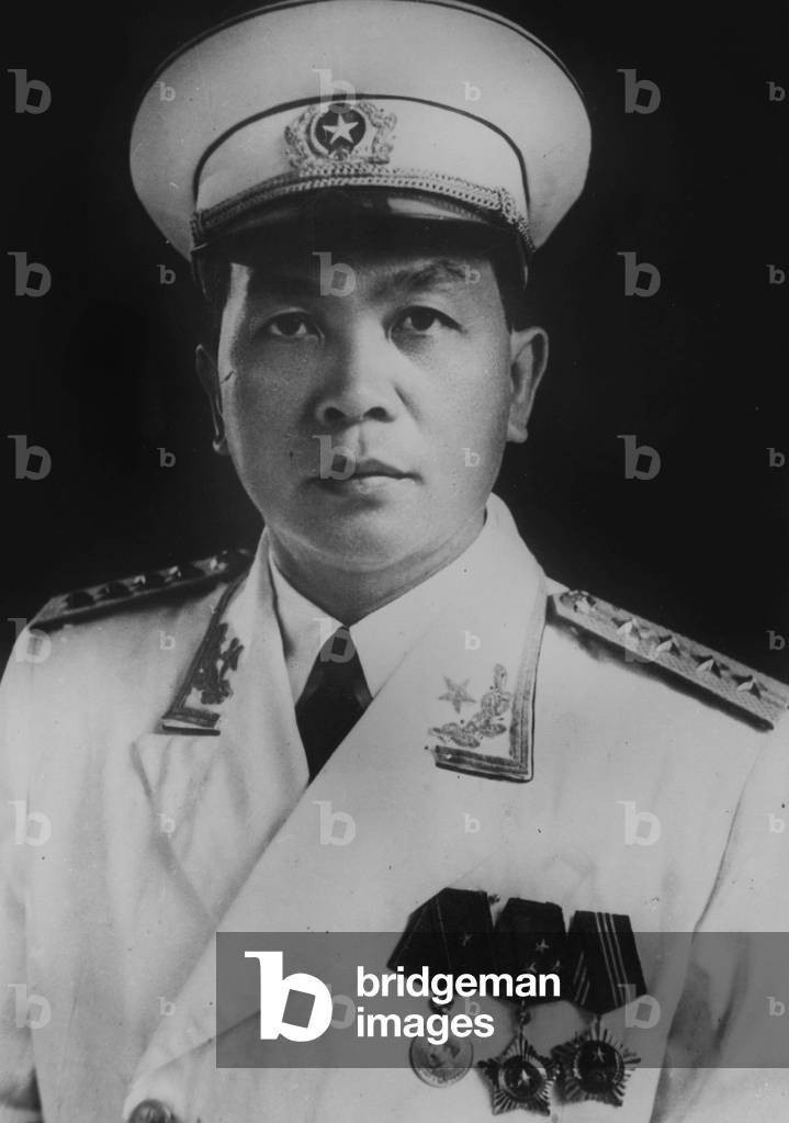 The general Vo Nguyen Giap, North Vietnamese military leader c.1965