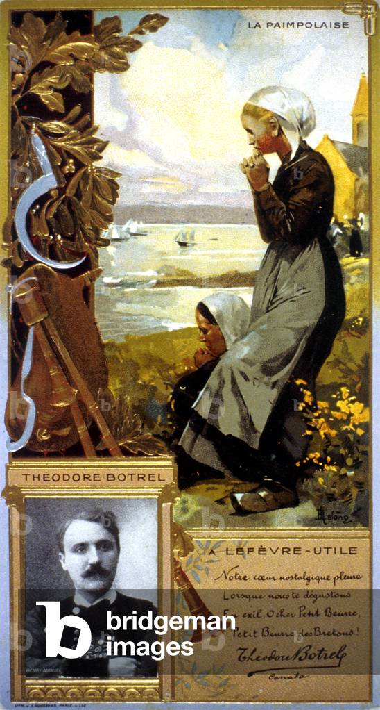 La Paimpolaise, french song, c.1900 (engraving)