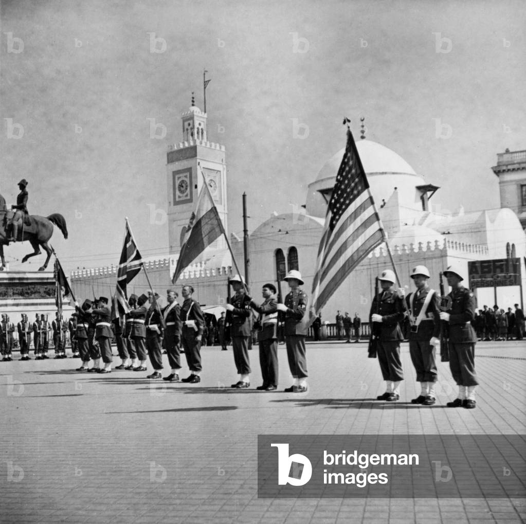 Militray parade in Algiers, Algeria, march 1944