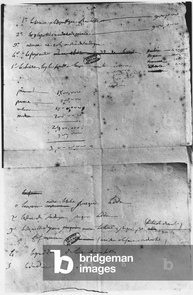 Extracts from the Preliminaries of Peace