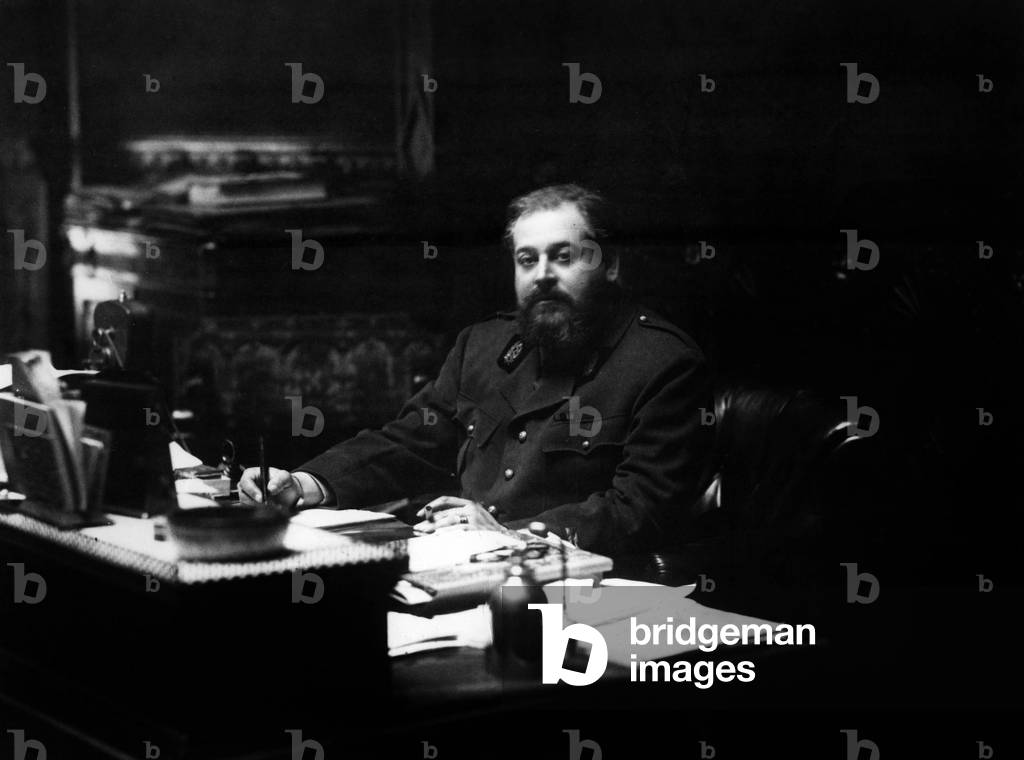 Baron Henri de Rothschild (1872-1947) at his desk c. 1910