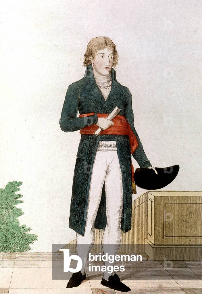 Suit of state adviser at time of 1st empire, France, 1804-1815