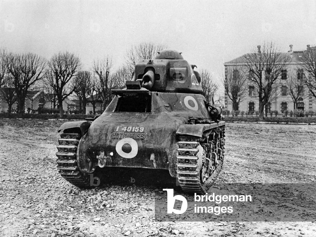 French tank Hotchkiss H-35, 1940