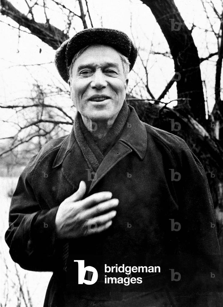Boris Pasternak (1890-1960), russian writer, here c. 1950