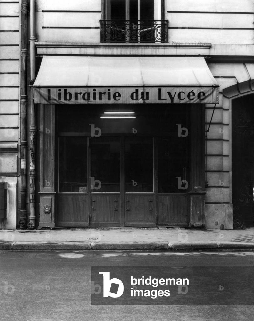 The bookstore of the Lycee Janson de Sailly where the plans of the Atlantic Wall were stolen during World War II.