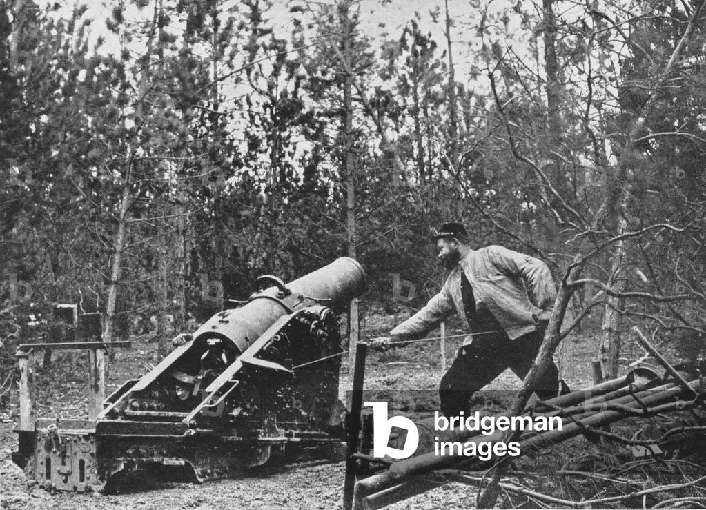 marksman Manoeuvre of mortar of 220 in 1915