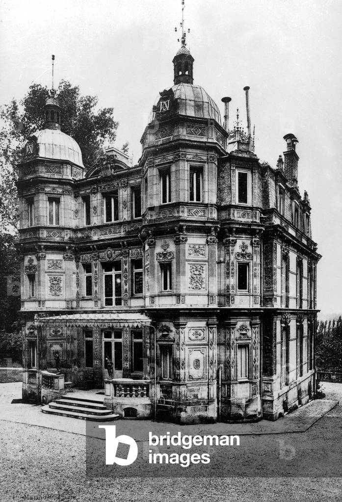Monte-Cristo castle built in 1844 by Alexandre Dumas the Elder in Port Marly (France)