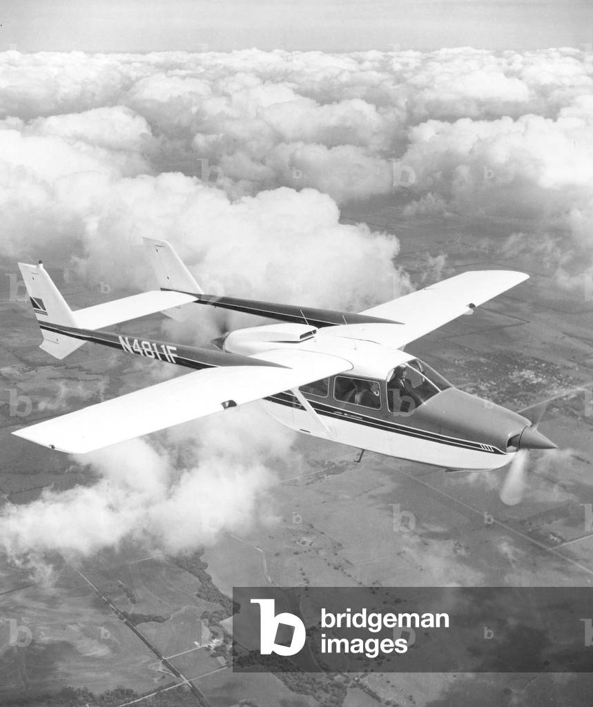 Cessna Skymaster plane, 1967