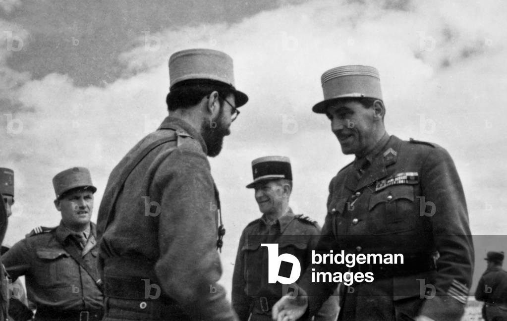 French colonel Baril chef of the interallied office (1 month before his death), 1943 (photo)